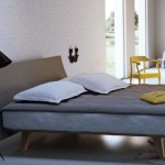 Filesse: letto moderno in legno con contenitore